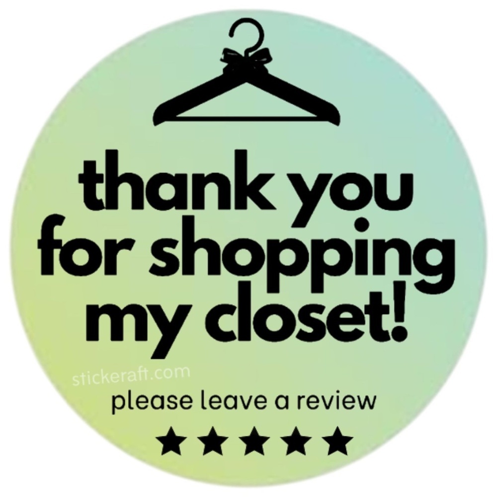 Thank you for shopping my closet sticker label New shipping supplies - Picture 7 of 15